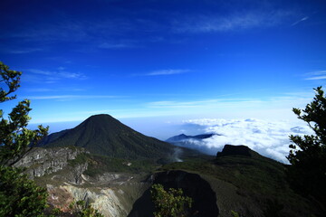 gede mountain, Cianjur Indonesia