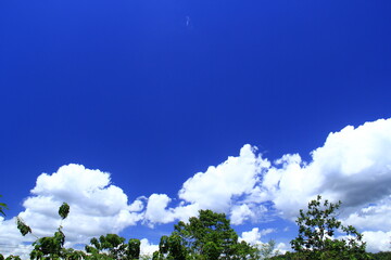 beautiful clouds during the day with blue sky