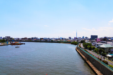 Obraz premium 東京の下町の風景