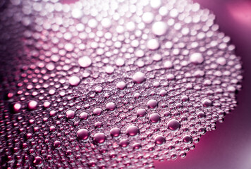 Colored soap and water bubbles. Abstract background.