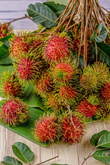 Fototapeta premium Rambutan fresh fruit