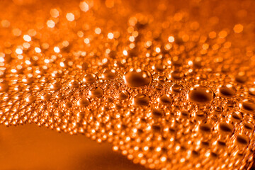 Colored soap and water bubbles. Abstract background.