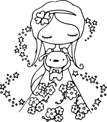 cartoon beautiful girls 