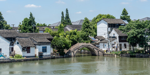 Fototapeta na wymiar Zhujiajiao Water Town near Shanghai, China