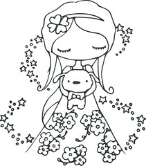 cartoon beautiful girls 