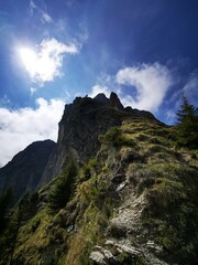 Ausflug in die Alpen bei schönstem Wetter - Alpenpanorama