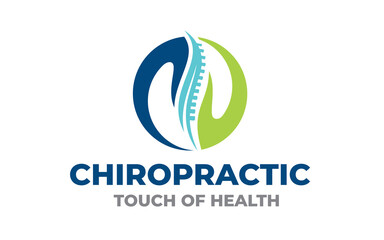 Illustration of chiropractic Logo Design