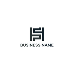 logo for company, logo HS, letters HS, initials HS