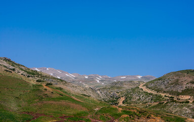 Fototapeta na wymiar Lebanon mountain panorama
