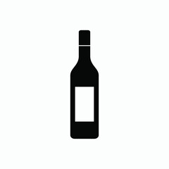 wine icon vector