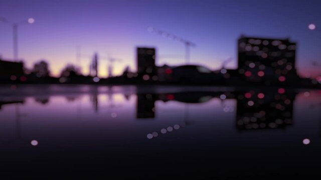 Blured Economic City beackground