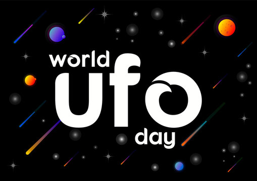 World UFO Day is an awareness day for people to gather together and watch the skies for unidentified flying objects. The day is celebrated by some on June 24, and others on July 2. 