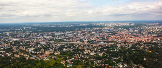 Obraz premium Panorama of the city Vilnius
