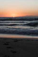 nature poster. sunset