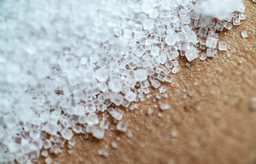 Salt crystals extreme macro abstract texture