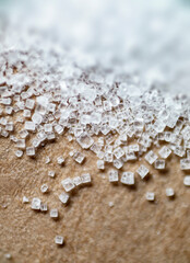 Salt crystals extreme macro abstract texture
