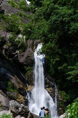 Naklejka premium 見返りの滝