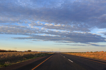 Obraz na płótnie Canvas Namibia landscape flat