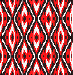 Tribal seamless colorful geometric pattern. Ethnic vector texture.Traditional ornament.
 
