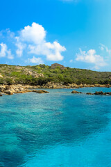 Fototapeta premium La Maddalena beach, Sardinian Emerald Coast, Italy.