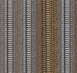 Parallel railroad tracks