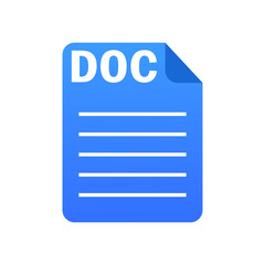 File icon vector. Document icon illustration