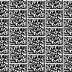 Vector doodle tile pattern.