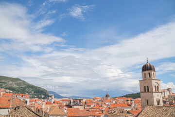 Obraz premium Dubrovnik old town, World heritage travelling destination in Croatia