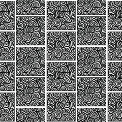 Vector doodle tile pattern.