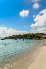 La Maddalena beach, Sardinian Emerald Coast, Italy.