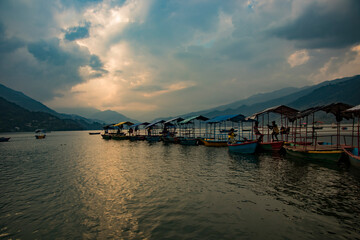 Obraz premium pokhara nepal