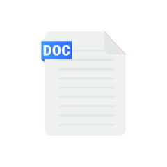 File icon vector. Document icon illustration