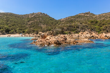 La Maddalena beach, Sardinian Emerald Coast, Italy.