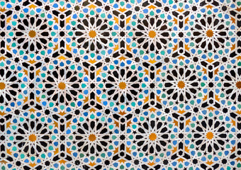 Traditional wall decoration in Morocco
