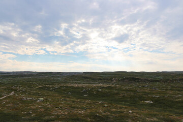 Obraz premium Landes au cercle polaire arctique en Norvège