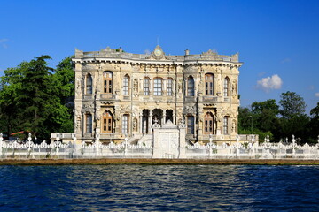 The historic Kucuksu Pavilion in Istanbul. Construction year 1856