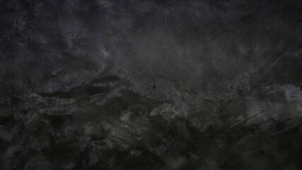 black cement wall for background, concrete stone texture
