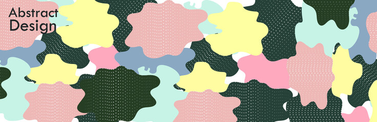 Abstract design. Summer sale. Geometric shapes of light colors. Suitable as wallpaper background, cover, template