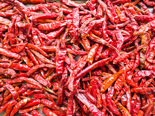 Dried chillies or dried peppers are key ingredient in Asian cooking for add some spiciness to the flavour.