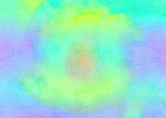 Watercolor paper background. Abstract Painted Illustration. Brush stroked painting.
