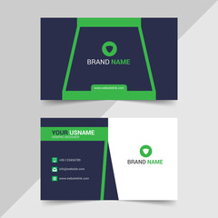 Green Modern Simple Business Card Design