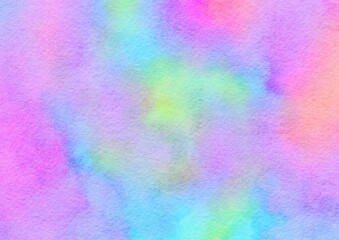 Watercolor paper background. Abstract Painted Illustration. Brush stroked painting.
