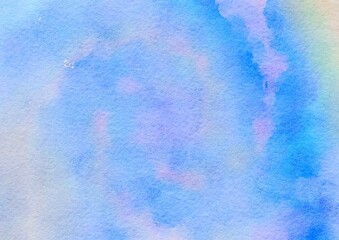 Watercolor paper background. Abstract Painted Illustration. Brush stroked painting.
