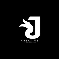 Simple J letter logo design