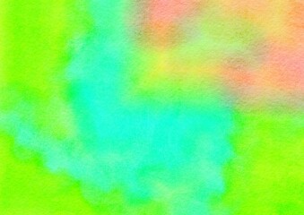 Watercolor paper background. Abstract Painted Illustration. Brush stroked painting.
