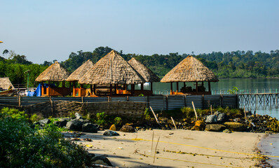 Fototapeta na wymiar Beautiful view of Havelock island in Andaman.