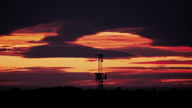 5G telecommunications coms tower antenna