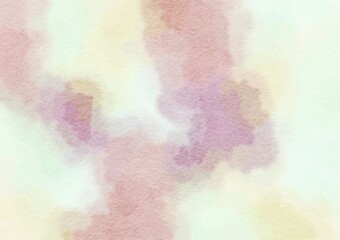 Watercolor paper background. Abstract Painted Illustration. Brush stroked painting.
