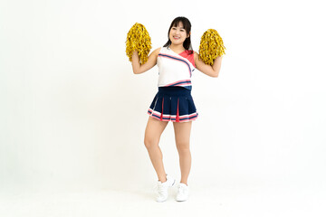 チアリーダーの若い女性