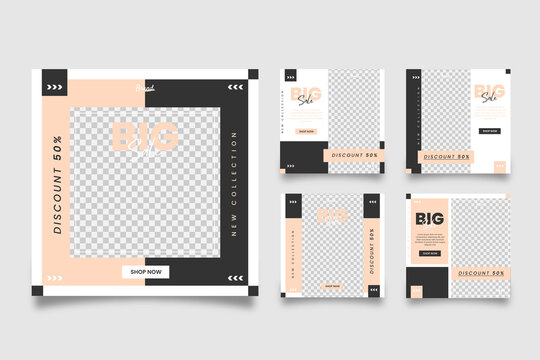 Fashion social media post template